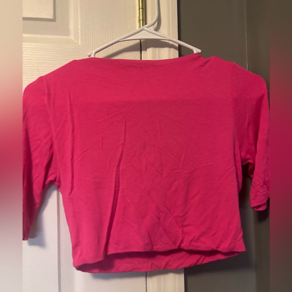 NWOT Naked Wardrobe Pink Top - Picture 2 of 4